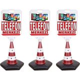 MFK Telefon Merkezi Temalı Reklam ve Uyarı Dubası 3'lü
