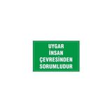 MFK TR076 Trafik Ikaz Levhası Evelux - Kırmızı