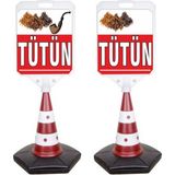 MFK Tütün Temalı Reklam ve Uyarı Dubası 2'li