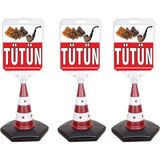 MFK Tütün Temalı Reklam ve Uyarı Dubası 3'lü