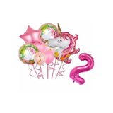 MFM 2 Yaş Unicorn Temalı Folyo Balon Seti 100 Cm