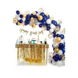 MFM Happy Birthday Gold Doğum Günü Zincir Balon Seti