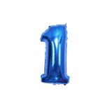 MFM Koyu Mavi 1 Yaş Folyo Balon 100 Cm