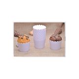 MFM Makaron Mor Lila Muffin Cupcake Kek Kalıbı 25 Adet