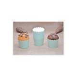 MFM Makaron Su Yeşili Muffin Cupcake Kek Kalıbı 25 Adet