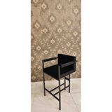 Mfm Mobilya Bar Sandalyesi 85 cm ve 95 cm Arası Masalara Uygun Ada Sandalye - Siyah