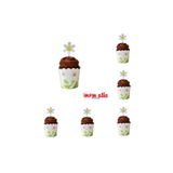 MFM Papatya Temalı Muffin Kek Kalıbı + Papatya Kürdanı 6 Adet
