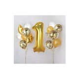 Mfm Parti 1 Yaş Gold 40 Cm Folyo Balon Seti