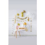 Mfm Parti 1 Yaş Rakam Gold Folyo Balon Doğum Günü Seti