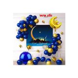 MFM Parti Ay Yıldız Gold Folyo Zincir Balon Seti