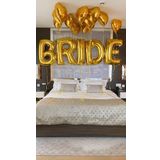 Mfm Parti Bride Lüx Gold Folyo Balon Seti