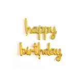 MFM Parti Happy Birthday Gold Folyo Balon