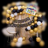 Mfm Parti Happy Birthday Pasta Modelli Temalı Folyo Zincir Balon Doğum Günü Seti