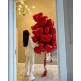 Mfm Parti Sevgililer Günü Kırmızı Kalpli Folyo Balon