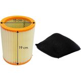 MFS Fakir Deluxe 9000S / 9800S / 2600 - 3200 Uyumlu Silindir Filtre ve Sünger Filtre