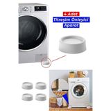 MFS Tüm Marka Ve Model Uyumlu Çamaşır Makinesi Ses Titreşim Önleyici Ayak Takoz ( 4 Adet )