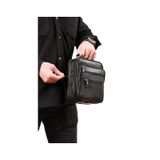Mft Leather Hakiki Deri Erkek El Çantası Dora 188 Siyah