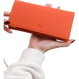 Mft Leather Hakiki Deri Unisex Telefon Bölmeli Cüzdan | Golden 3367 - Turuncu