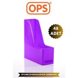 MG 101 A4 DEMONTE 48'Lİ PLASTİK DİKEY MAGAZİNLİK KLASÖR ARŞİV KUTUSU ORGANİZER SAKLAMA DEPOLAMA TYC0BAB41B072BB2F9F38F600