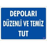 Mg Depolama Uyarı Levhası 25X35 KOD:607 - 10