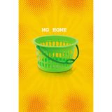MG HOME 1 Adet YUVARLAK Mandal Sepet Plastik Mandal Sepeti (RENK STOK DURUMUNA GÖRE SEVK EDİLİR )