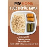 MG HOME 20 Adet ❤️ 3 Göz Köpük Tabak – Isıya Dayanıklı Ekonomik -Kullan At HİJYENİK Mevlütlerin Vazgeçilmezi