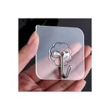 MG HOME 20 Adet Kapı Duvar Askısı, Kendinden Yapışkanlı Şeffaf Askı, Güçlü Kapı Askısı, 6X6cm