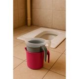 MG HOME 3 Adet Su Maşrapası Plastik Su Kabı Maşrapa Tuvalet Banyo Maşrapası Alaturka Wc