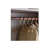 MG HOME 6 Adet MAT GOLD Modern Metal Elbise Askısı Sağlam A Kalite Kıyafet Askı Dolap Gardolap Düzenleme