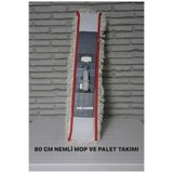 MG HOME 80 Cm Nemli Mop ve Palet Takımı Temizlik Duvar Silme Yer Silme Pratik Temizlik
