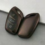 Mg Hs-Zs Uyumlu Smart 3 Buton Silikon Oto Anahtar Kumanda Kabı Kılıf Füme