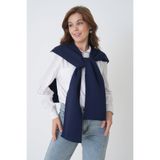 mg otantik your style 1993 Kadın Triko Omuz Şalı - Yumuşak Akrilik Rahat -MG007