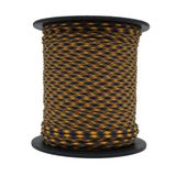 Mg Ropes Bileklik,Outdoor 4 mm Paracord İp No:110 100 Metre Hardal Mavi Desenli