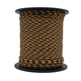 Mg Ropes Bileklik,Outdoor 4 mm Paracord İp No:110 30 Metre Hardal Mavi Desenli