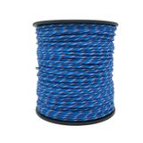 Mg Ropes Bileklik,Outdoor 4 mm Paracord İp No:64 100Metre Mavi Beyaz Desenli