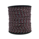 Mg Ropes Bileklik,Outdoor 4 mm Paracord İp No:98 100 Metre Bordo Gri Desenli