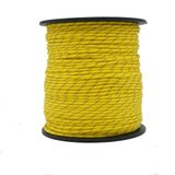 Mg Ropes Bileklik,Outdoor 4 mm Reflektörlü Paracord İp No:48 100 Metre Sarı