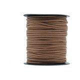 MG ROPES Bileklik,Outdoor ve Hobi Paracord İp 2 mm No:6 30 Metre Makara Açık Kahve