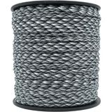 Mg Ropes Bileklik,Outdoor ve Hobi Paracord İp 4 mm No:1 10 Metre Siyah Beyaz Desenli