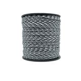Mg Ropes Bileklik,Outdoor ve Hobi Paracord İp 4 mm No:1 100 Metre Siyah Beyaz Desenli