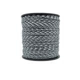 Mg Ropes Bileklik,Outdoor ve Hobi Paracord İp 4 mm No:1 30 Metre Siyah Beyaz Desenli
