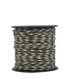 MG ROPES Bileklik,Outdoor ve Hobi Paracord İp 660 lb 2 mm No:20 30 Metre Makara Krem Taba Desenli