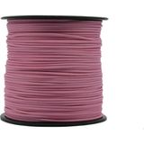 Mg Ropes Paraşüt İp, Bileklik, Tesbih ve Hobi İpi 1 mm 100 Metre Makara Pembe