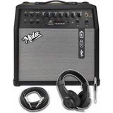 MGA-50HD Elektro Gitar Amfisi 50 Watt USB Bluetooth Şarjlı 4 Girişli (Kulaklık ve Kablo Dahil)