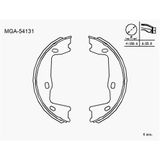 Mga 54131 El Fren Balata Vectra A Vectra B 93 01 03.01370172.2