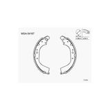 Mga 54167 Kampana Balata Taro 89-97 / Hı-Ace 84-95 Land Cruiser 84-96 Lıte-Ace 85- 4 Runner 95-02 Hı