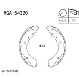 Mga 54320 Balata Fren Pabuç Arka Mitsubishi L200 Cr 06 2Wd 4Wd L200 2015 2Wd 4Wd L200 19 2Wd 4Wd Fiat Fullback 15 Isuzu D-Max 06 13 K67 37722Mt