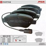 Mga 55129 | Fren Balatası Ön Fiat Linea/Fiorino 1.3-1.4 Jtd,