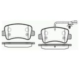 MGA 55147 Fren Balatası Arka Fişli Master III 10- / Movano B 10- / Nv400 10-