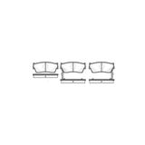 Mga 55431 Fren Balatası Ön X-90 Vitara 90-98 3 Kapı Uyumlu